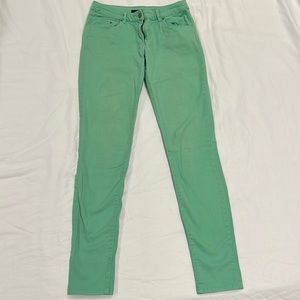 H&M Women's Mint Green Skinny Jeans Size 8